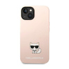 Karl Lagerfeld Choupette Body - iPhone 14 Plus Tasche (hellrosa)