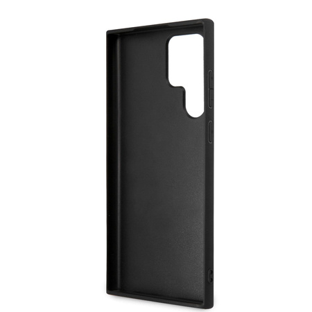 Karl Lagerfeld Saffiano Ikonik Patch - Samsung Galaxy S22 Ultra Tasche (silber)