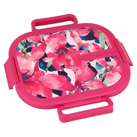 Quokka Kai - Stainless steel food container / lunchbox (Pink Bloom)