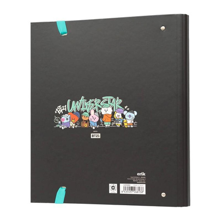 BT21 - Street Mood A4 Ringbuch (4 Ringe, Gummiband)