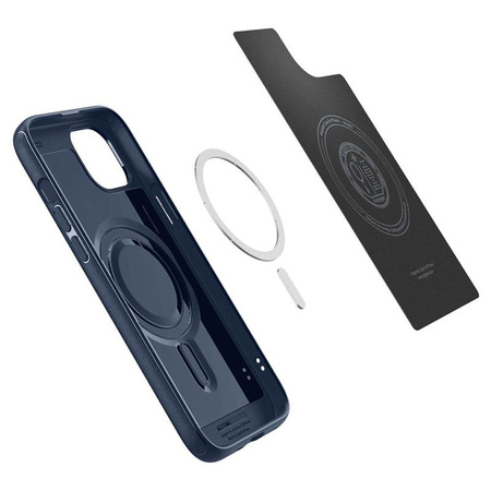 Spigen Mag Armor MagSafe - Etui do iPhone 15 (Navy Blue)