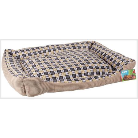 Canapé-lit pour chien 90 x 70 x 20 cm roz. XL (beige)