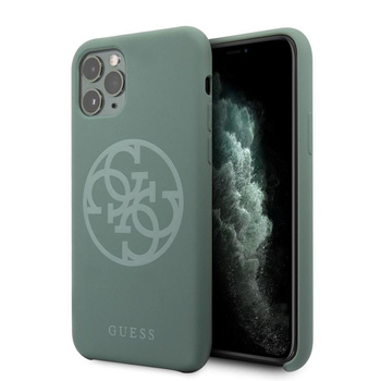 Silikonové pouzdro Guess 4G Tone to Tone - iPhone 11 Pro (khaki)