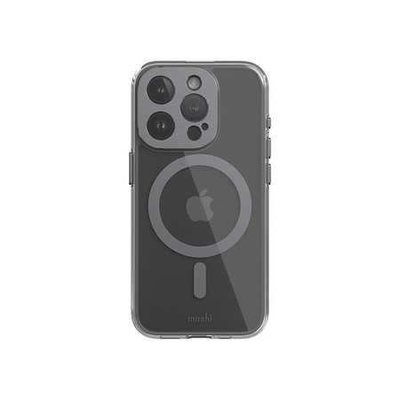 Moshi iGlaze MagSafe - Étui pour iPhone 15 Pro (Gris Météorite)