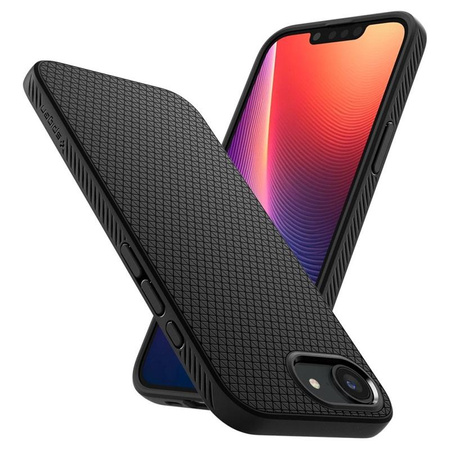 Spigen Liquid Air - Hülle für iPhone 16e (Mattschwarz)