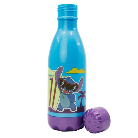 Disney Stitch Beach – Butelka wielokrotnego użytku (560 ml, bez BPA, lekka, licencjonowana)