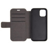 Collection Guess Booktype 4G Charms - Étui pour iPhone 12 mini avec fentes pour cartes (gris)