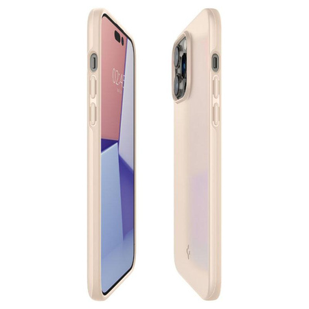 Spigen Thin Fit - Coque pour iPhone 14 Pro Max (Beige)