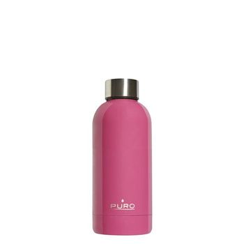 Puro Hot&Cold - Bouteille thermique en acier inoxydable 350 ml (Fucsia)