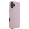 Guess Grained Ring MagSafe - iPhone 16 Plus Case (pink)