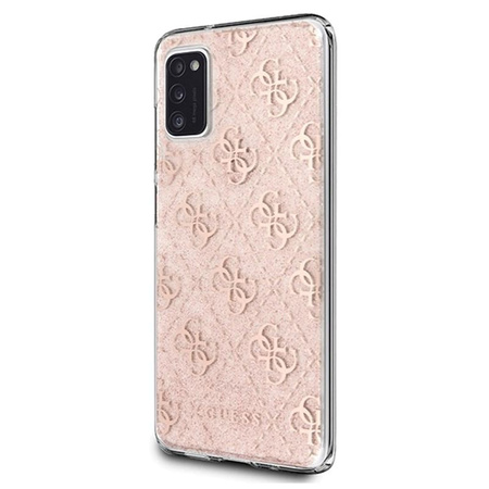 Guess 4G Glitter - Etui Samsung Galaxy A41 (Pink)