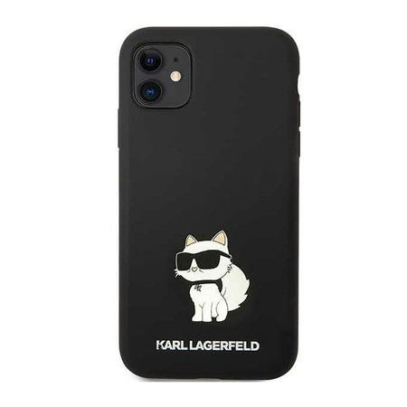 Karl Lagerfeld szilikon NFT Choupette - iPhone 11 tok (fekete)