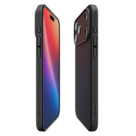 ETUI DO IPHONE 17 PRO SPIGEN LIQUID AIR ORYGINALNE CZARNE ELEGANCKIE CASE