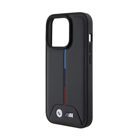 BMW Quilted Tricolor - Coque pour iPhone 15 Pro Max (noir)