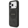 ETUI DO IPHONE 17 PRO do MAGSAFE GUESS ORYGINALNE CZARNE SKÓRZANE MODNE