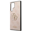 Guess 4G Big Metal Logo - Etui Samsung Galaxy S22 Ultra (różowy)