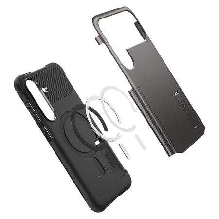 Spigen Slim Armor Mag MagSafe - Pouzdro pro Samsung Galaxy S25 FE (Gunmetal)