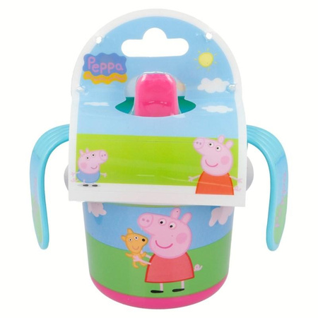 Prasátko Peppa - Hrnek na nealkoholické nápoje s uchy 250 ml Prasátko Peppa