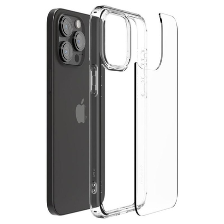 Spigen Ultra Hybrid - Coque pour iPhone 15 Pro (Transparent)