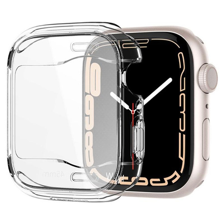 Spigen Ultra Hybrid - Gehäuse für Apple Watch 7/8/9 45mm (Transparent)