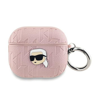 Karl Lagerfeld Monogram Karl Head - pouzdro AirPods 3 (růžové)