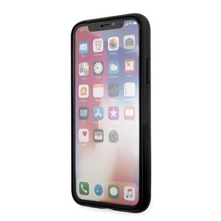 Guess 4G Triangle Collection - Coque pour iPhone Xs / X (gris)