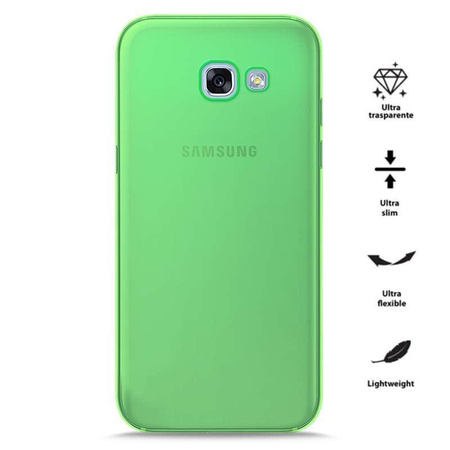 PURO 0.3 Nude - Samsung Galaxy A3 (2017) Case (Fluo Green)