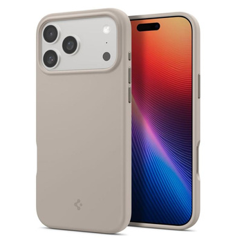 Spigen Silicone Fit Mag MagSafe – Pouzdro pro iPhone 17 Pro Max (Stone)