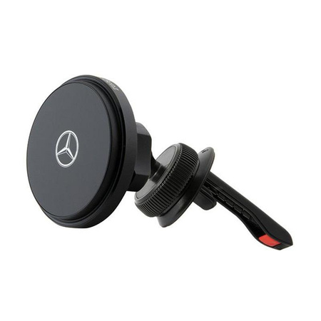 Mercedes Silver Star MagSafe - Magnetic car holder with 15W wireless charging (black)