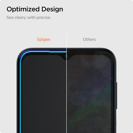 Spigen Glas.TR Slim 2-Pack - Verre trempé pour Samsung Galaxy A15 4/5G / A25 5G / M15 5G (2 pièces)