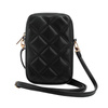 Guess Zip Quilted 4G - Sacoche pour téléphone portable (noir)