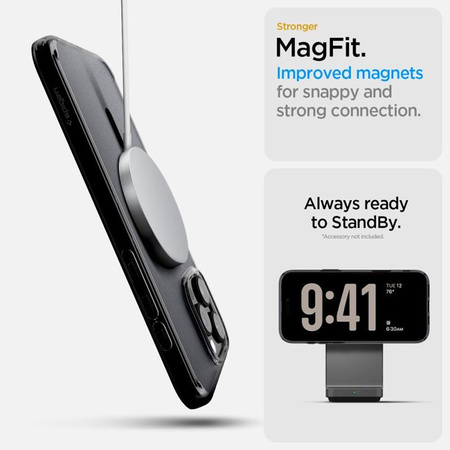 Spigen Ultra Hybrid T MagSafe - Case for iPhone 16 Pro (Frost Black)