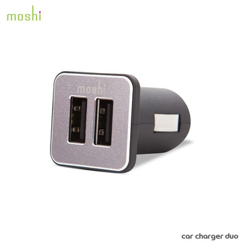 Moshi Car Charger Duo - 2x USB car charger (Aluminum)