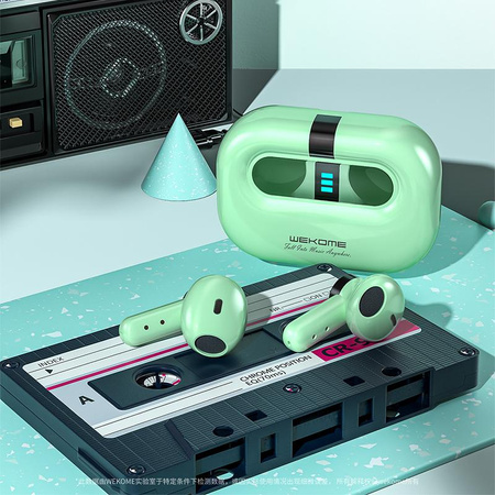 WEKOME VA06 Vanguard Series - Kabellose Bluetooth V5.2 TWS-Kopfhörer mit Ladetasche (Weiß)