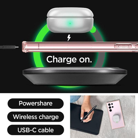 Spigen Ultra Hybrid - pouzdro pro Samsung Galaxy S23 Ultra (Rose Crystal)