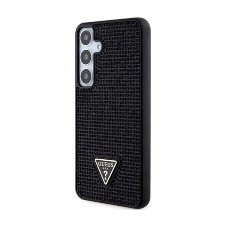 Guess Rhinestone Triangle - Etui Samsung Galaxy S24+ (czarny)