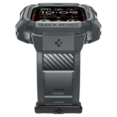 Spigen Rugged Armor Pro - Řemínek s pouzdrem pro Apple Watch Ultra 49 mm (Tmavě šedá)