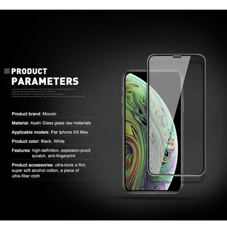 Mocolo 3D Glas - Schutzglas für iPhone 11 Pro Max / Xs Max