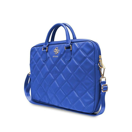 Guess Quilted 4G Computer Bag - 15" / 16" Notebook Bag (blue)