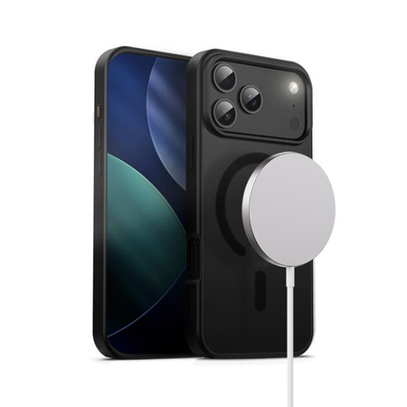 BLACK MAGSAFE TO IPHONE 17 PRO MAX Crong CASE MAGNETIC ELEGANT