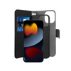 PURO Geldbörse abnehmbar - 2-in-1 iPhone 13 Pro Tasche (schwarz)