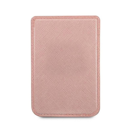 Guess Wallet Card Slot MagSafe Saffiano - Magnetic Wallet (pink)