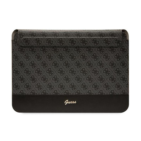 Pouzdro na počítač Guess 4G Stripe Metal Logo - 14" pouzdro na notebook (černé)