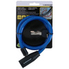 Dunlop - Keyed spiral bike lock 65 cm (blue)