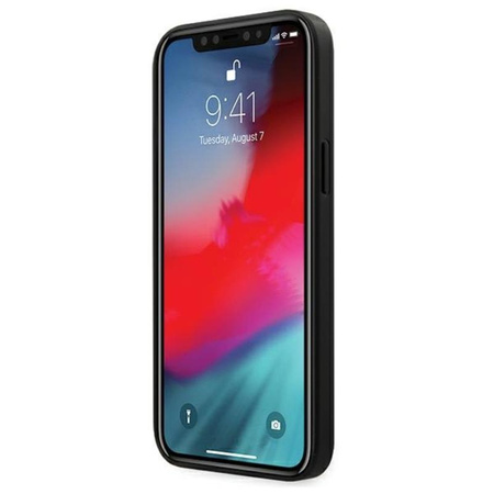 Guess 4G Triangle Collection - pouzdro pro iPhone 12 Pro Max (šedé)