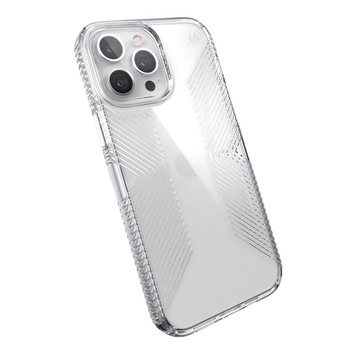 Speck Presidio Perfect-Clear with Grips - tok iPhone 13 Pro Max / iPhone 12 Pro Max tok MICROBAN bevonattal (átlátszó)