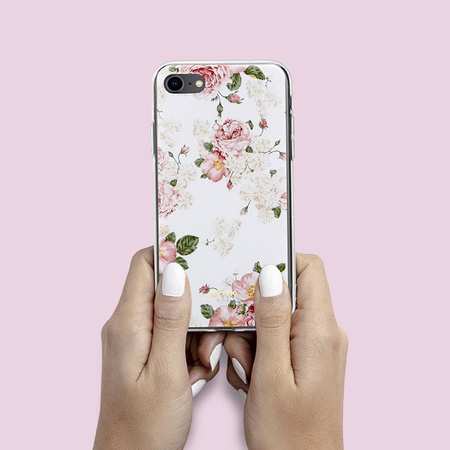 Crong Flower Case - Coque iPhone SE (2022/2020) / 8 / 7 (motif 02)