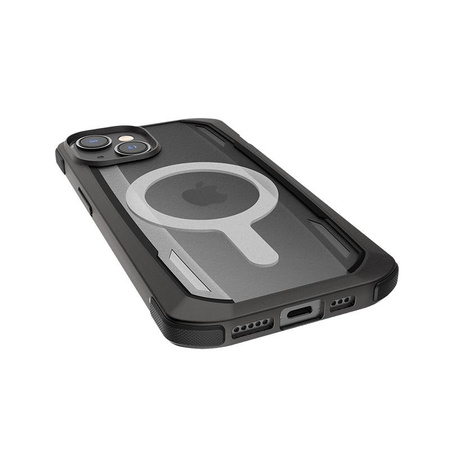 X-Doria Raptic Secure MagSafe - Biologisch abbaubare Hülle für iPhone 14 Plus (Falltest 4m) (Schwarz)