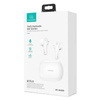 USAMS SM Series - Bluetooth 5.0 TWS headphones + charging case (white)