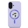 Karl Lagerfeld Silicone Karl & Choupette Ring MagSafe - Case iPhone 16 Plus (purple)